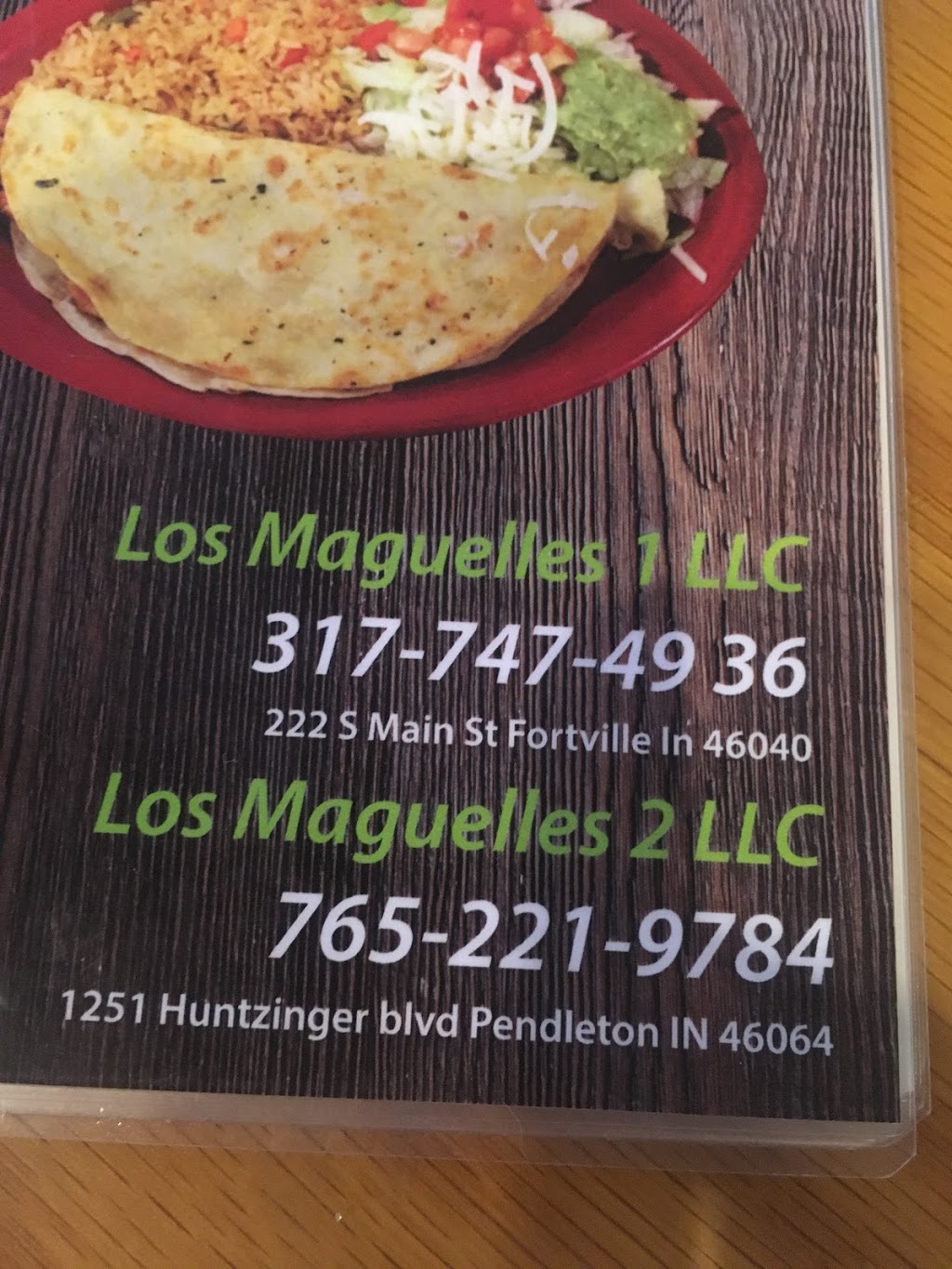 Los Maguelles 2 | 1251 Huntzinger Blvd, Pendleton, IN 46064, USA | Phone: (765) 221-9784