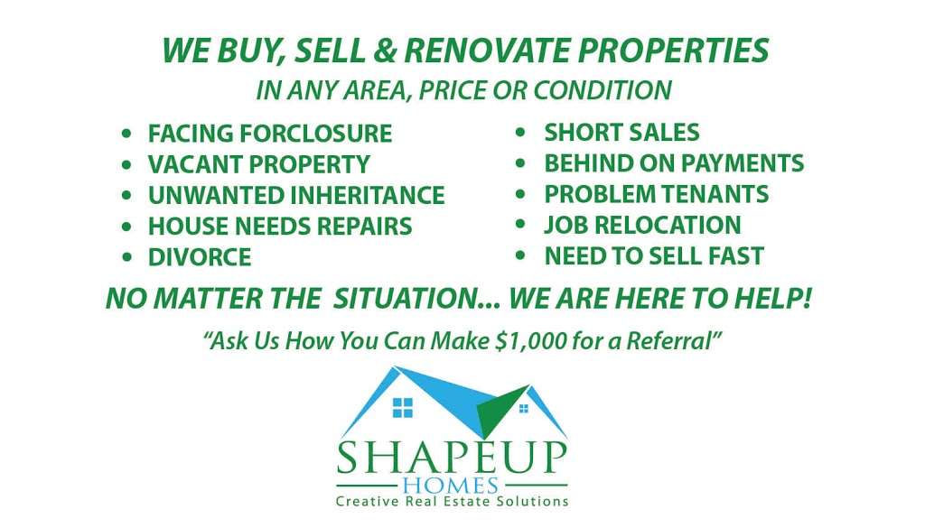 ShapeUp Home Buyers | 4851, 702 Donaldson Ave ste 207a, San Antonio, TX 78201, USA | Phone: (210) 441-4233