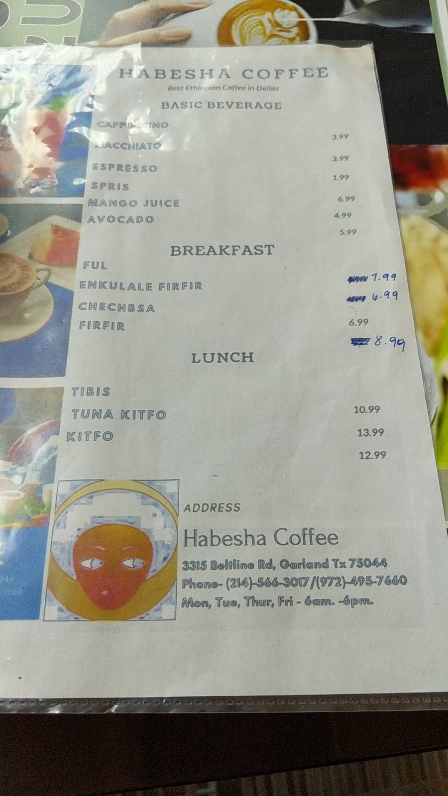 Habesha Ethiopian Coffee | 3315 Belt Line Rd, Garland, TX 75044, USA | Phone: (214) 566-3017