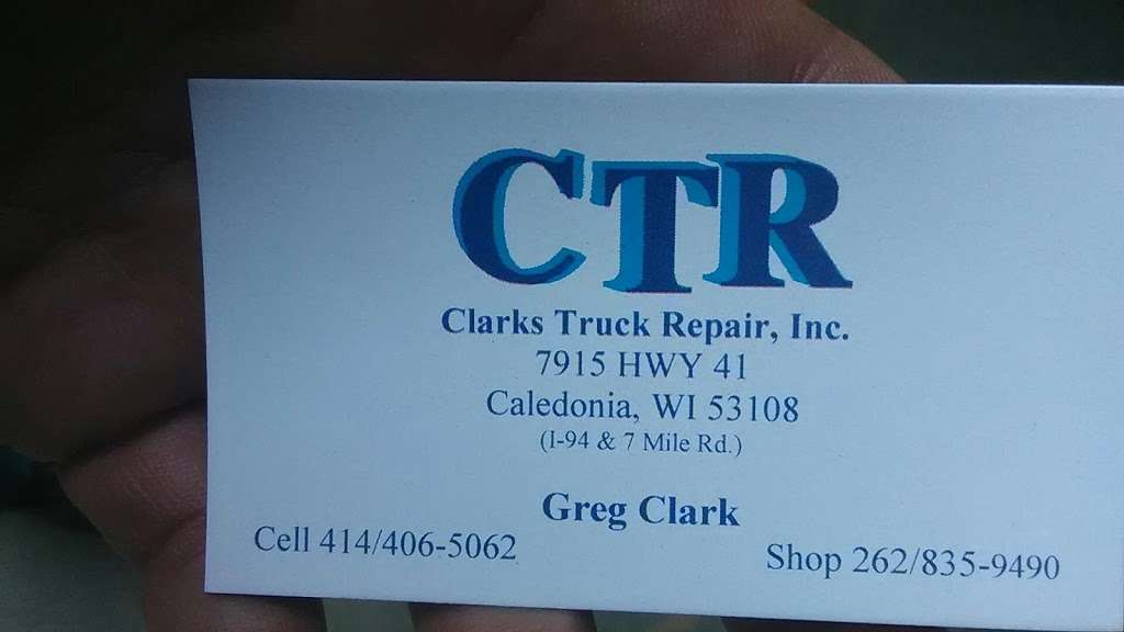 Clarks Truck Repair Inc | 7915 US-41, Caledonia, WI 53108, USA | Phone: (414) 406-5062
