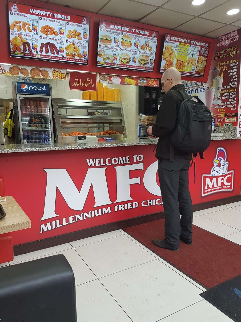 Millenium Fried Chicken | 13 Church Rd, London NW4 4EB, UK | Phone: 020 8202 8786
