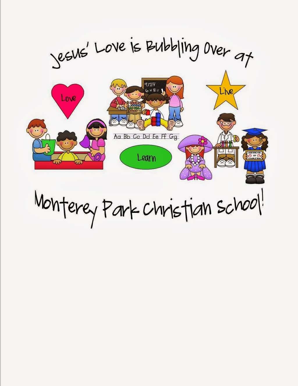 Monterey Park Christian School | 1951 S Garfield Ave, Monterey Park, CA 91754, USA | Phone: (323) 890-4545