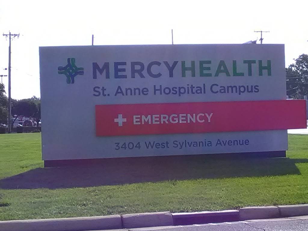 Mercy Health - St. Anne Hospital | 3404 W Sylvania Ave, Toledo, OH 43623, USA | Phone: (419) 407-2663