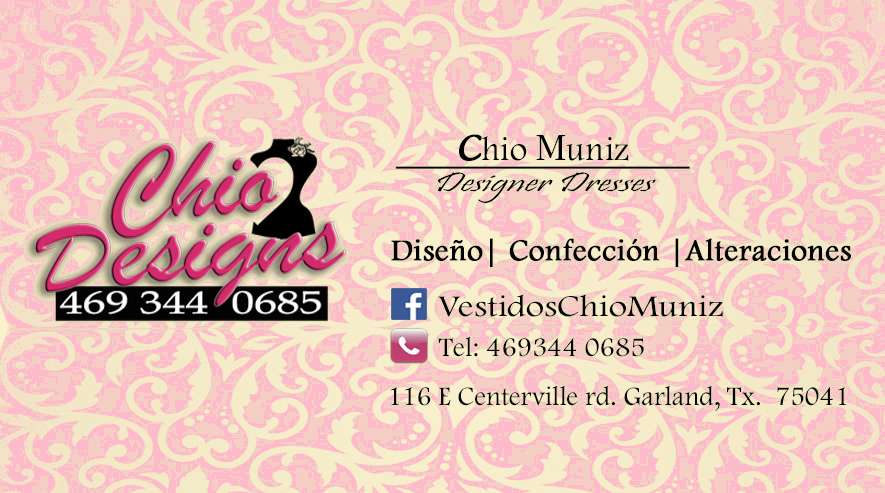 Chio Designs | 116 E Centerville Rd, Garland, TX 75041 | Phone: (469) 344-0685