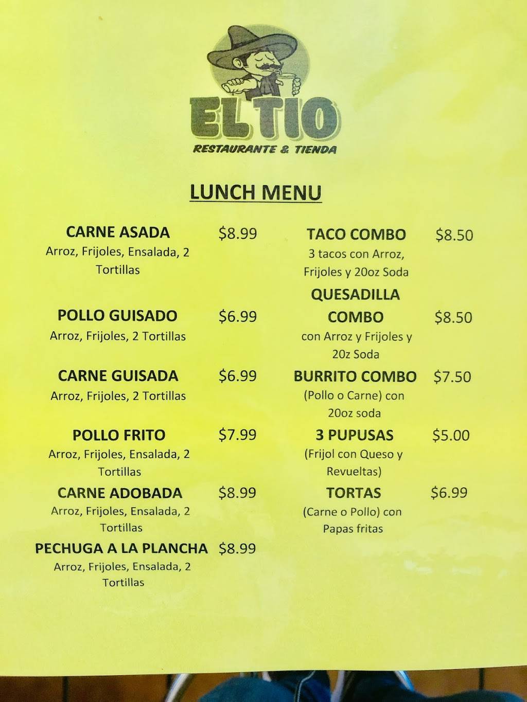 El Tio | 4800 Jefferson Davis Hwy, North Chesterfield, VA 23234, USA | Phone: (804) 275-3864