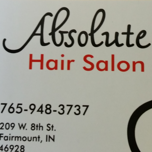 Absolute Hair & Nail Salon | 209 W 8th St, Fairmount, IN 46928, USA | Phone: (765) 948-3737