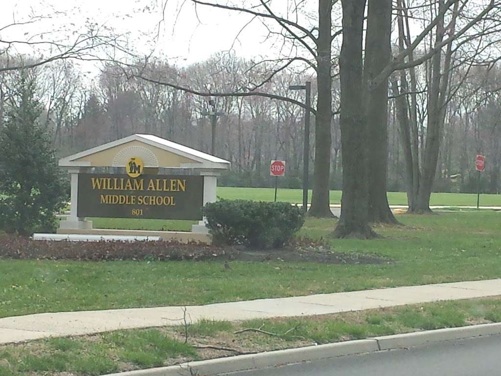 William W Allen Middle School | 801 N Stanwick Rd, Moorestown, NJ 08057, USA | Phone: (856) 778-6620