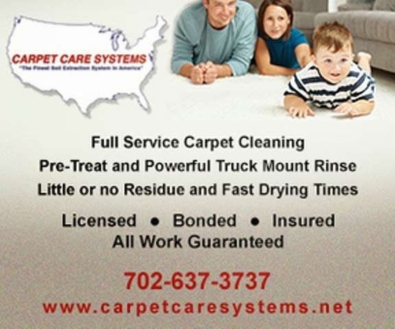 Carpet Care Systems | 121 Industrial Park Rd #104, Henderson, NV 89015, USA | Phone: (702) 637-3737