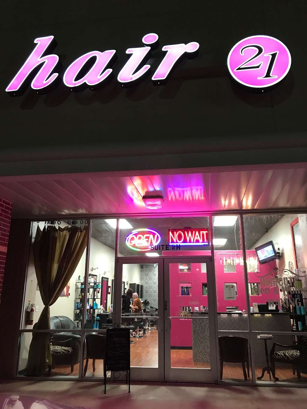 Hair21 Salon | 2402 Marina Bay Dr Suite H, League City, TX 77573 | Phone: (281) 724-0617