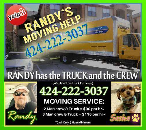 Randys Moving Help | 2321 Abalone Ave, Torrance, CA 90501, USA | Phone: (424) 222-3037