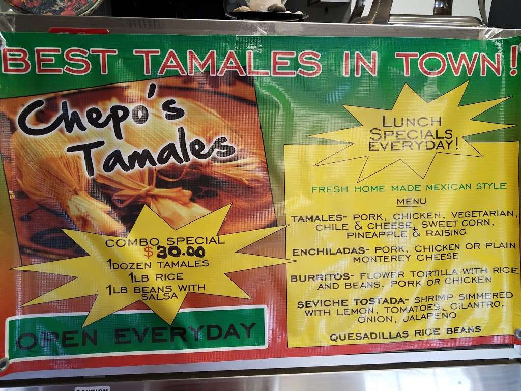 Chepos Tamales | 6092 A St, Elmira, CA 95625, USA | Phone: (707) 469-7820