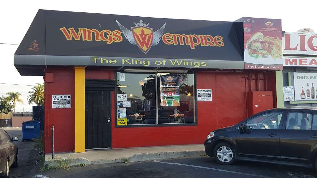 Wings Empire | 4737 Federal Blvd, San Diego, CA 92102, USA | Phone: (619) 255-1697