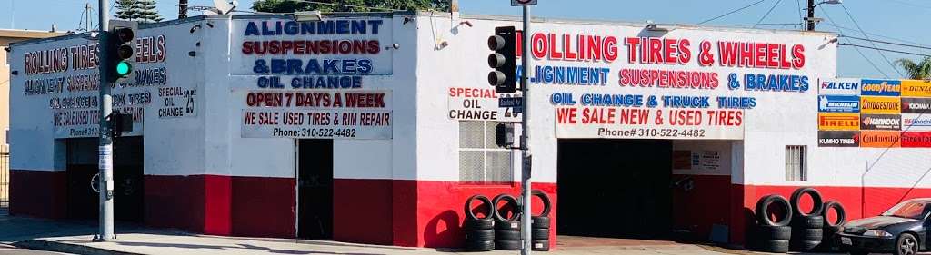 Rolling Tires & Wheels Alignment Suspensions & Brakes Oil Change | Sanford Ave, Wilmington, CA 90744, USA | Phone: (310) 522-4482