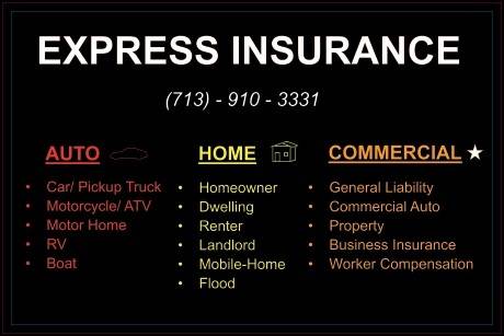 Express Insurance Houston (Auto & Home & Commercial) | 9350 Fuqua St, Houston, TX 77075 | Phone: 713-910-3331