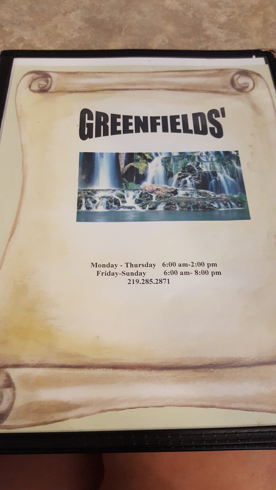 Greensfields Cafe | 1340 E Michigan Ave, Morocco, IN 47963, USA | Phone: (219) 285-2871