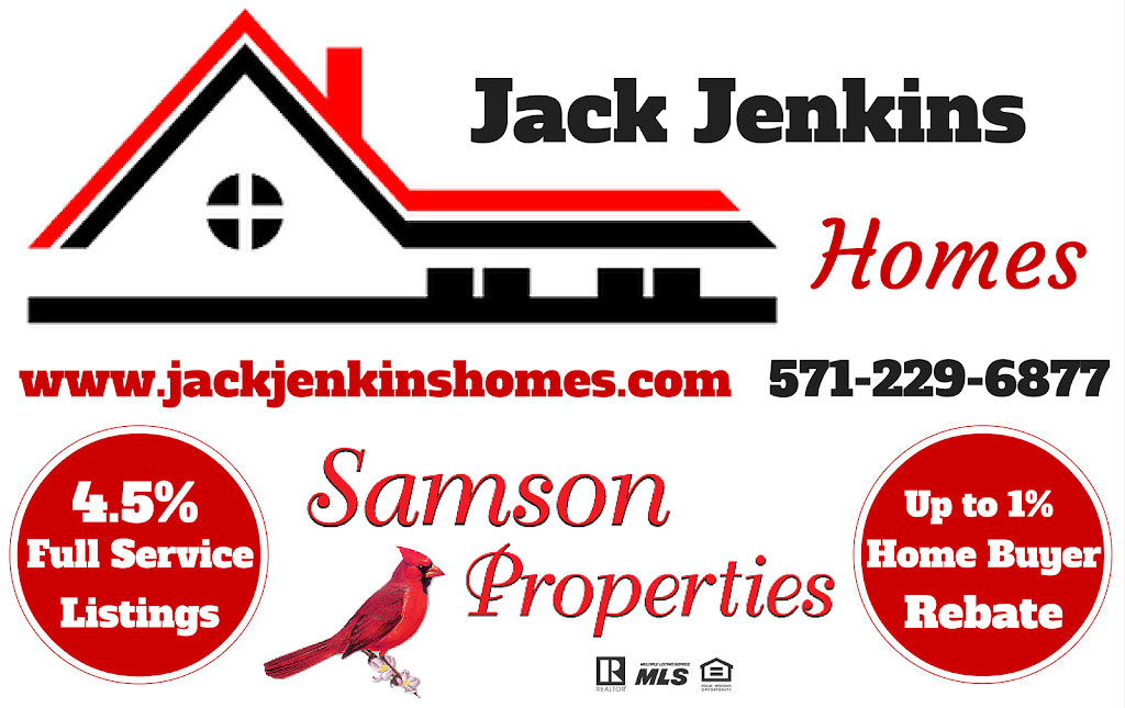 Jack Jenkins, Northern VA Discount Real Estate Agent Samson Prop | 471 James Madison Hwy #102, Culpeper, VA 22701, USA | Phone: (571) 229-6877