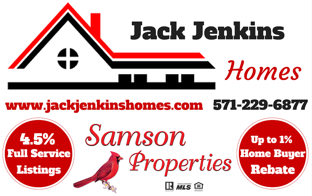 Jack Jenkins, Northern VA Discount Real Estate Agent Samson Prop | 471 James Madison Hwy #102, Culpeper, VA 22701 | Phone: (571) 229-6877