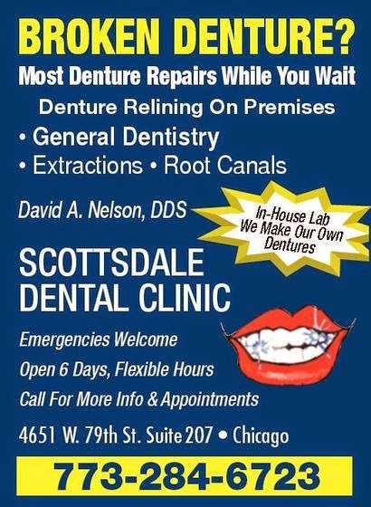 Scottsdale Dental Clinic | 4651 W 79th St #207, Chicago, IL 60652, USA | Phone: (773) 284-6723