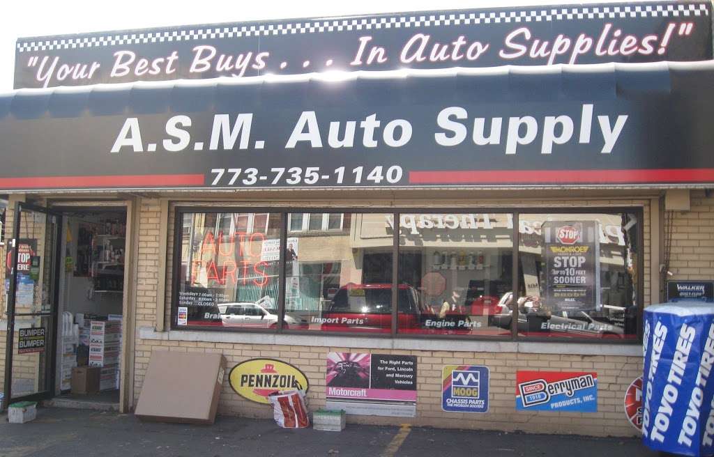 ASM Auto Supply | 5617 W 63rd St, Chicago, IL 60638 | Phone: (773) 735-1140