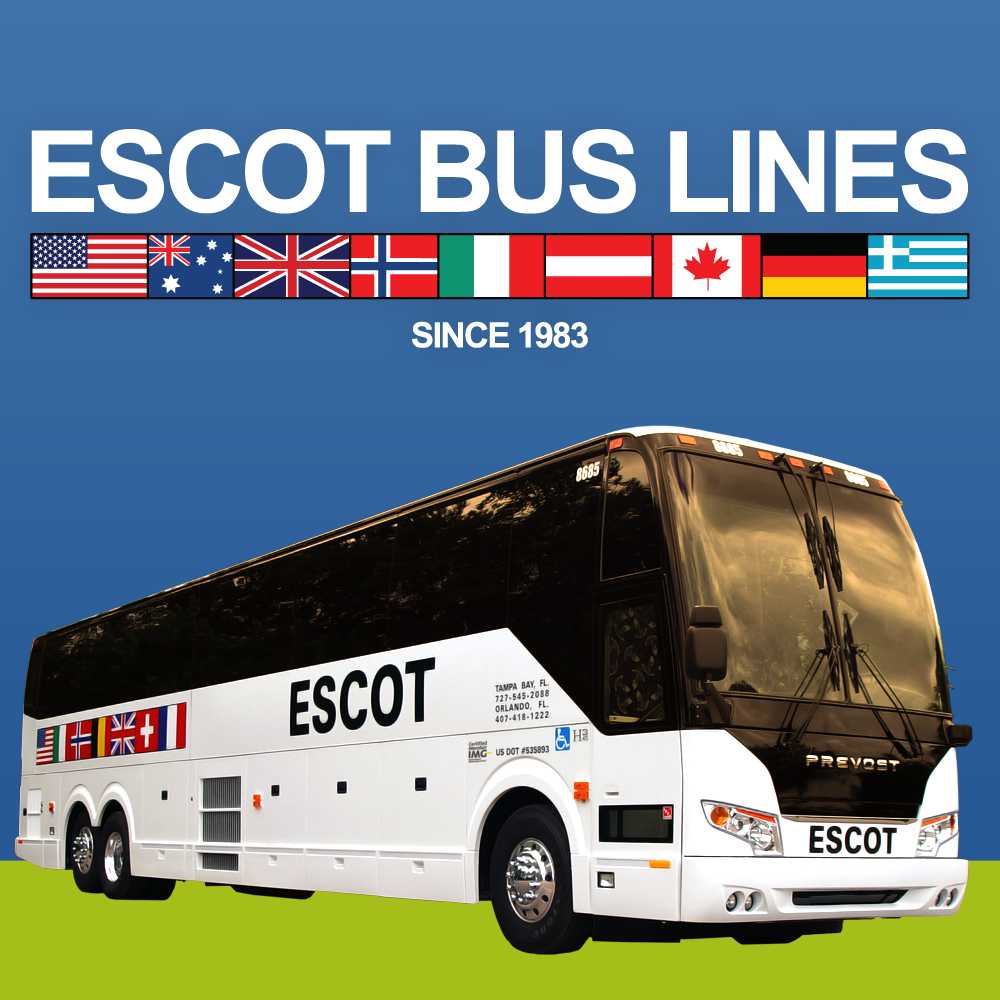 Escot Bus Lines | 400 W Landstreet Rd, Orlando, FL 32824, USA | Phone: (407) 418-1222