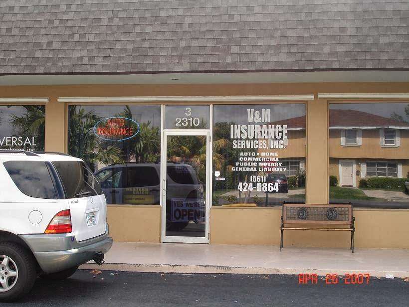 V & M Insurance Services Inc. | 2310 SE 2nd St Suite 4, Boynton Beach, FL 33435, USA | Phone: (561) 424-0866