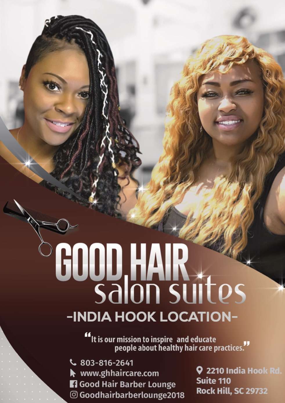 Good Hair Barber Lounge | 2210 India Hook Rd #110, Rock Hill, SC 29732, USA | Phone: (803) 816-2641