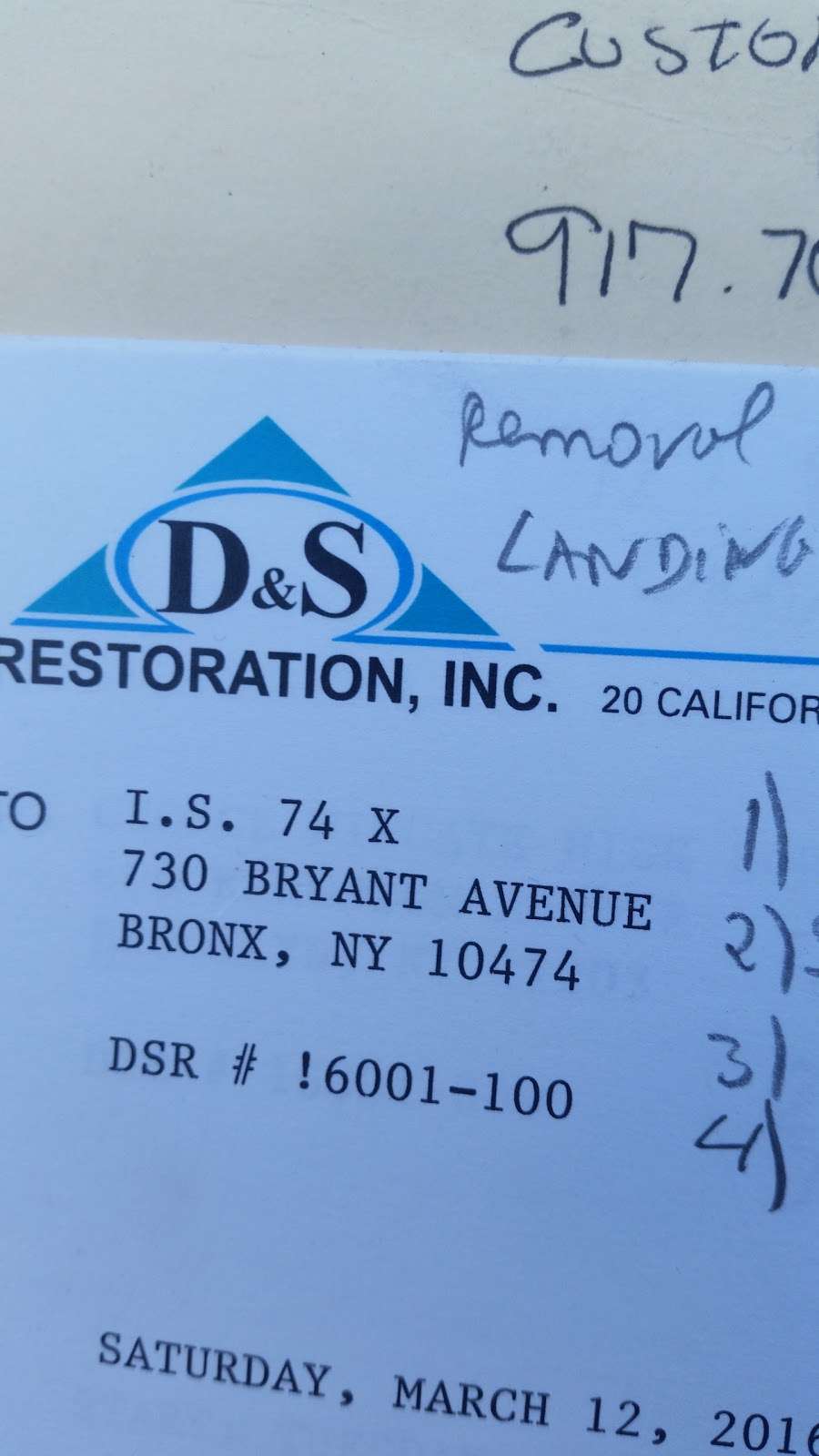 D & S Restoration Inc | 20 California Ave, Paterson, NJ 07503, USA | Phone: (973) 345-8020