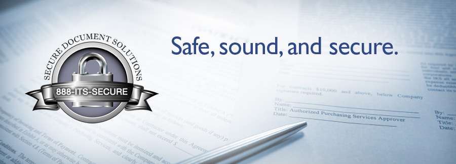 Secure Document Solutions | 12525 W Horseshoe Dr, New Lenox, IL 60451 | Phone: (888) 487-7328