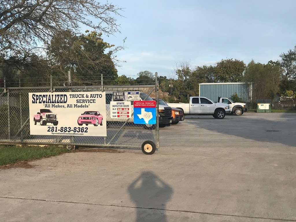 Specialized Truck and Auto Service | 15520 Lee Rd Suite C, Humble, TX 77396, USA | Phone: (281) 883-8362