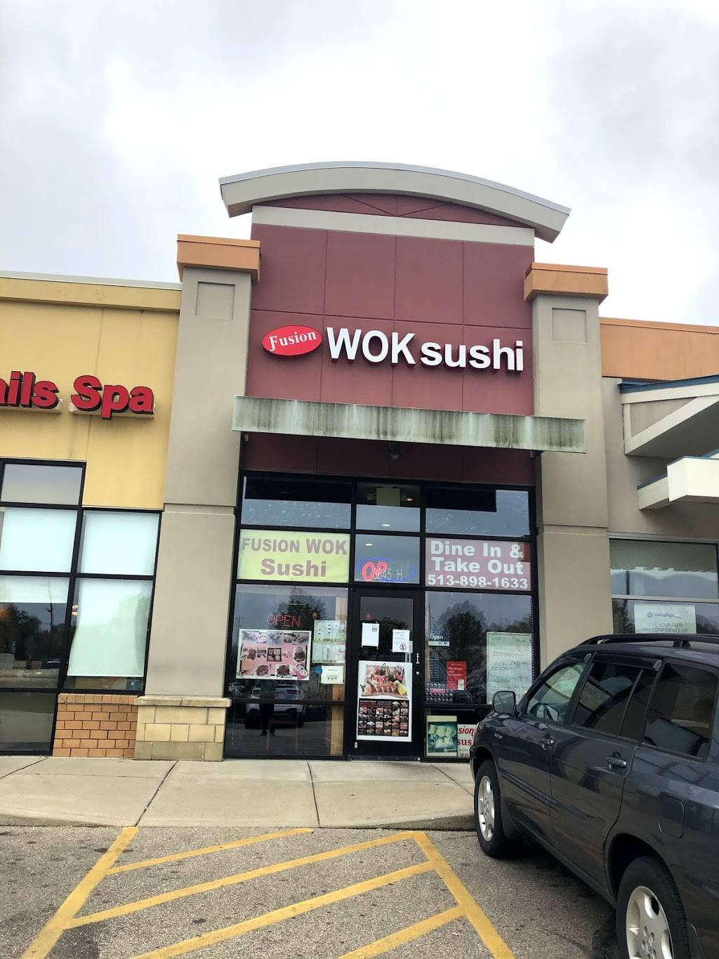fusion wok sushi bar | 3645 Stone Creek Blvd suite H, Cincinnati, OH 45251, USA | Phone: (513) 898-1633