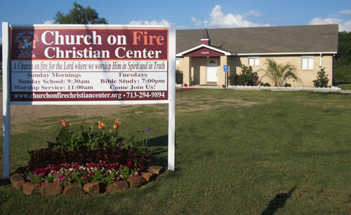 Church on Fire Christian Center | 16500 Boss Gaston Rd, Sugar Land, TX 77498, USA | Phone: (713) 294-9894