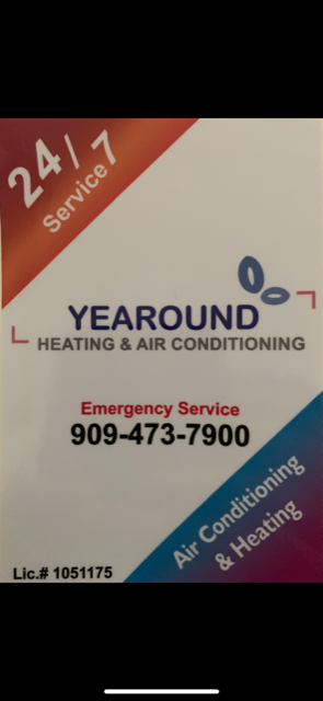 Year Round Heating & Air Conditioning, LLC. | 10444 Corporate Dr G, Redlands, CA 92374, United States | Phone: (909) 473-7900