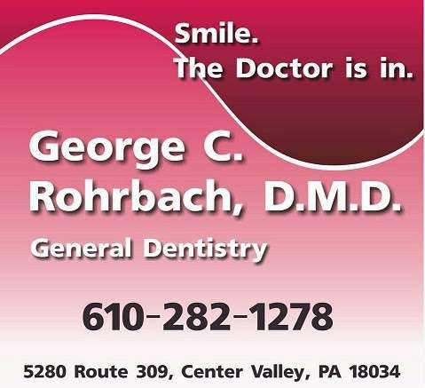 George C Rohrbach D.M.D | 5280 PA-309, Center Valley, PA 18034, USA | Phone: (610) 282-1278