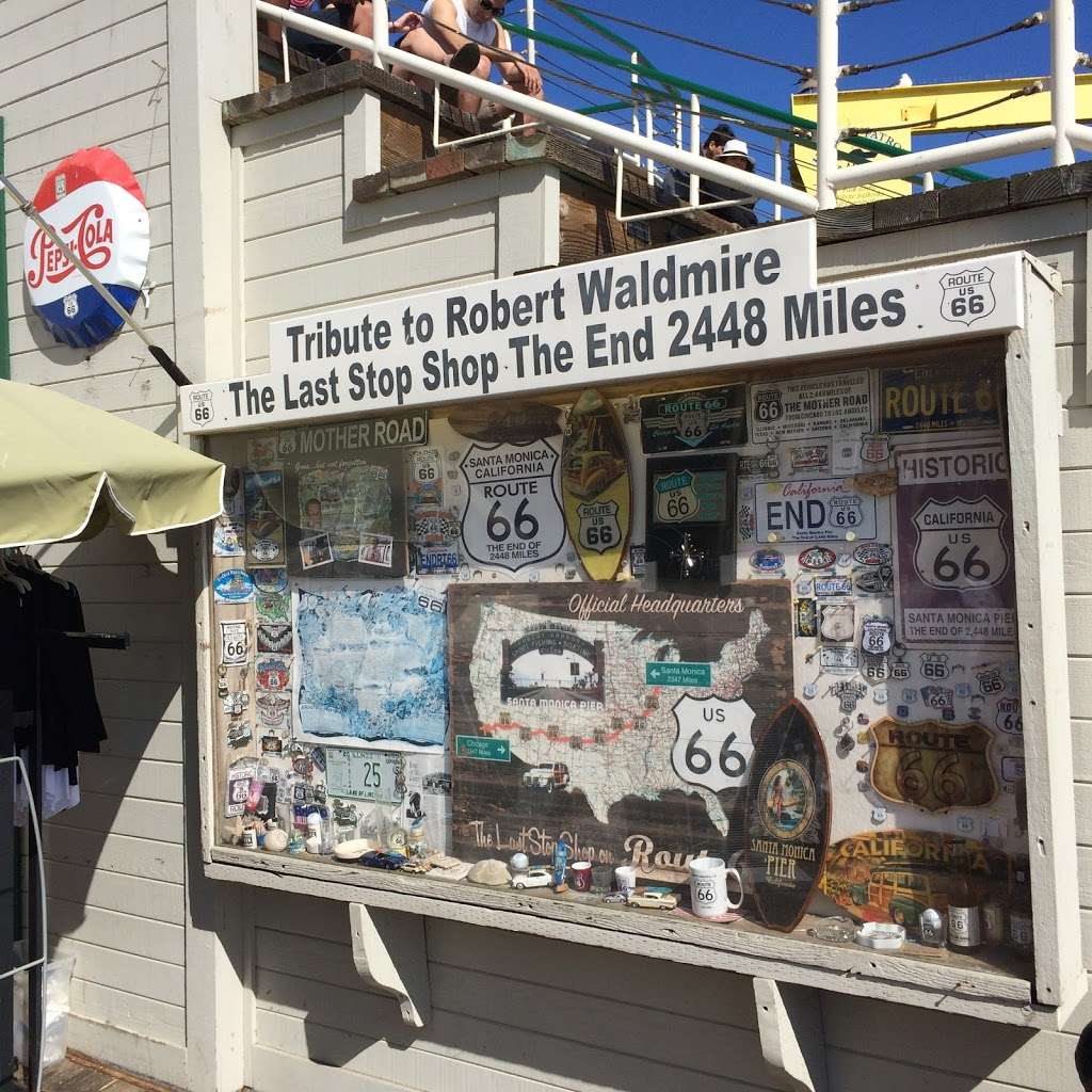 Route 66 Last Stop Shop | 404 Santa Monica Pier, Santa Monica, CA 90401 | Phone: (310) 576-2014