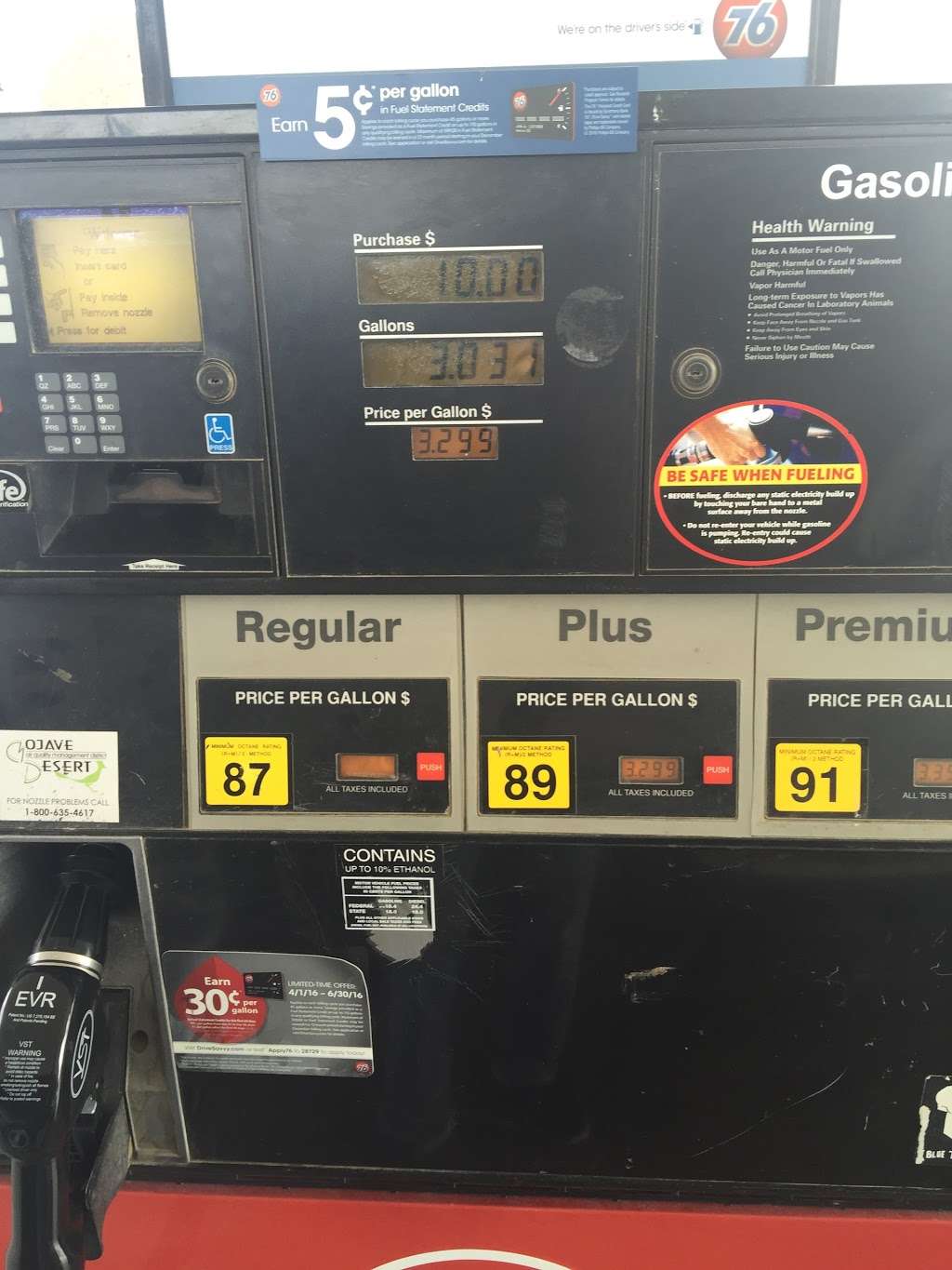 Phillips 66 | 2795 Lenwood Rd, Barstow, CA 92311, USA | Phone: (760) 979-7358