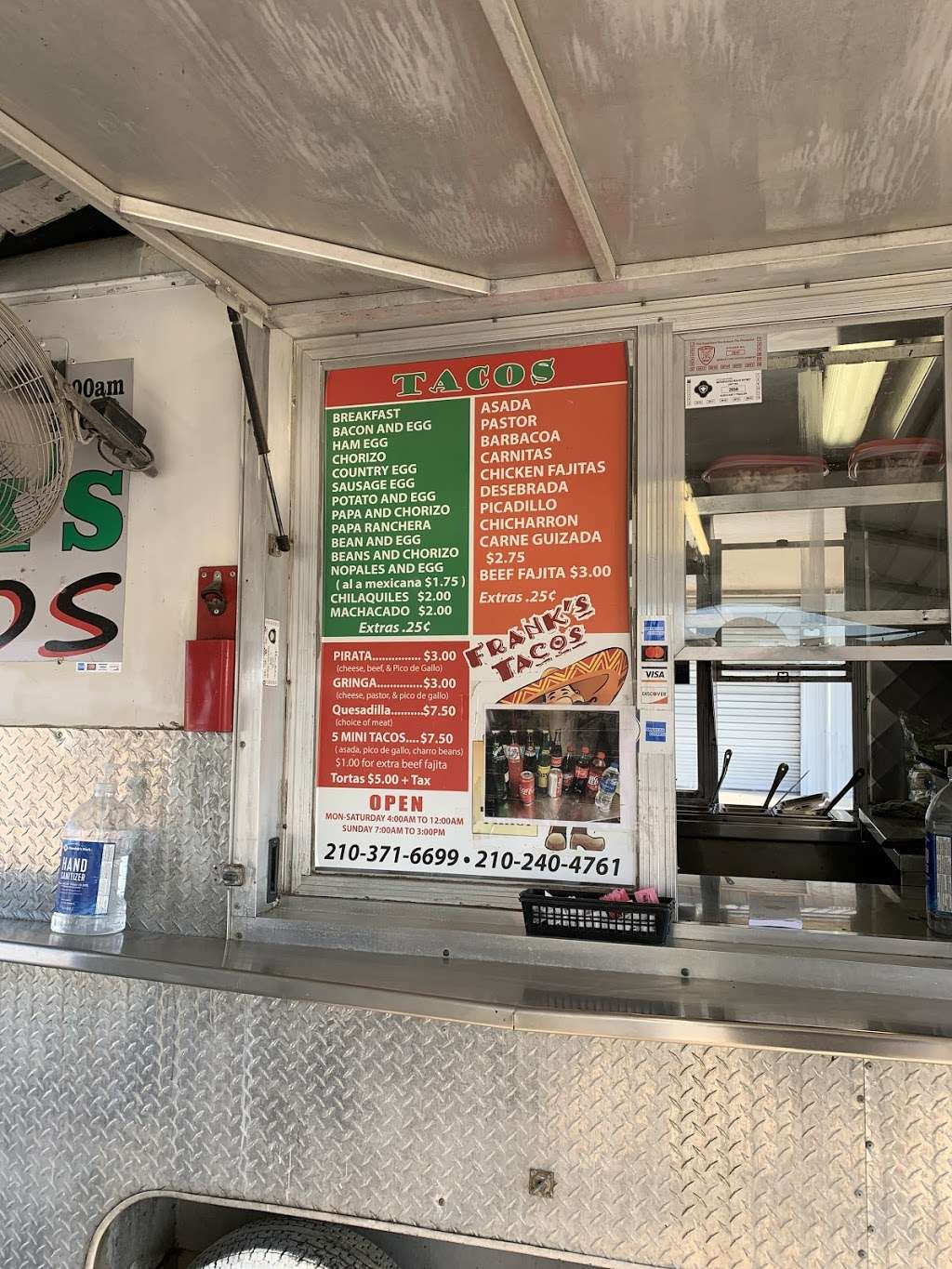 Franks tacos | 20350 I-37, Elmendorf, TX 78112, USA | Phone: (210) 371-6699