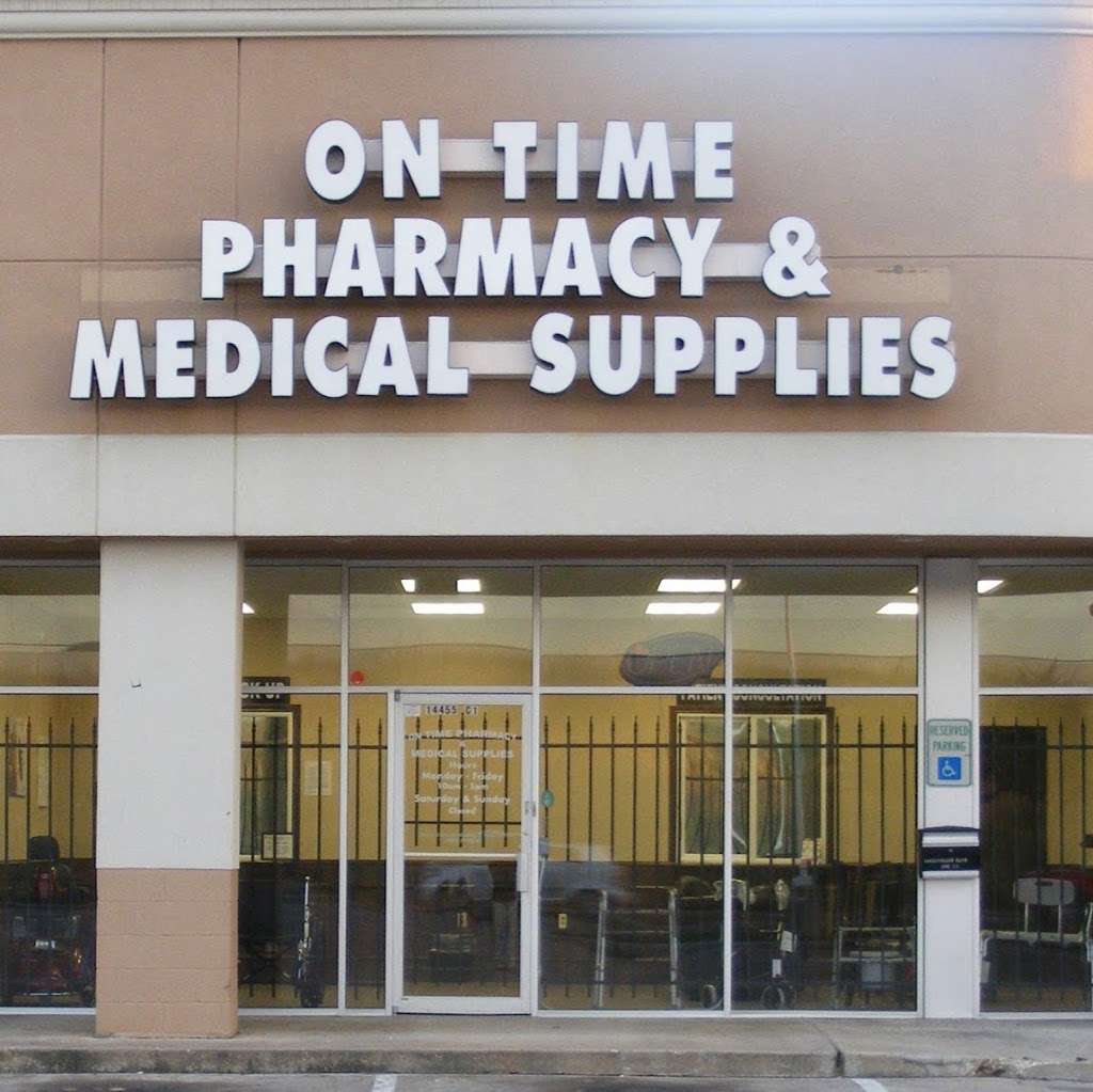 On Time Pharmacy and Medical Supplies | 14455 Cullen Blvd, Houston, TX 77047, USA | Phone: (713) 731-0880