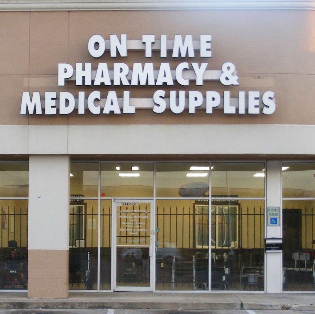 On Time Pharmacy and Medical Supplies | 14455 Cullen Blvd, Houston, TX 77047 | Phone: (713) 731-0880