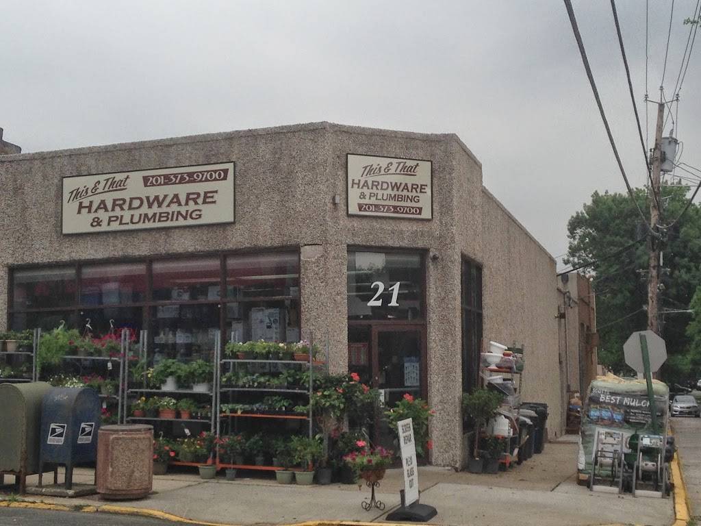 This & That Hardware & Plumbing | 21 Mt Vernon St, Ridgefield Park, NJ 07660, USA | Phone: (201) 373-9700