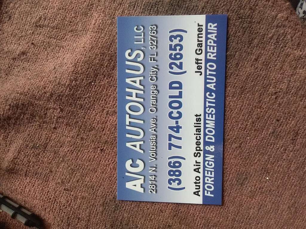 A/C Autohaus | 2814 N Volusia Ave, Orange City, FL 32763, USA | Phone: (386) 774-2653