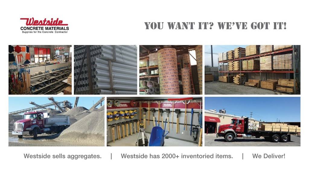 Westside Concrete Materials | 610 McKendrie St, San Jose, CA 95110, USA | Phone: (408) 947-8606