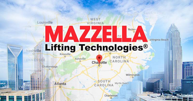 Mazzella Lifting Technologies | 1027 Berryhill Rd, Charlotte, NC 28208, USA | Phone: (704) 399-6314