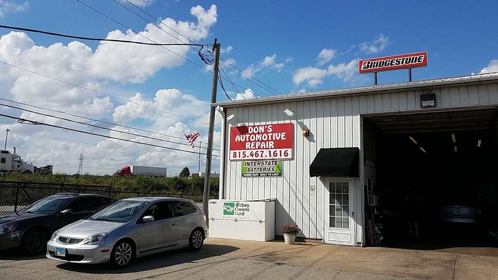 Dons Automotive Repair | 22661 S Frontage Rd E, Channahon, IL 60410, USA | Phone: (815) 467-1616