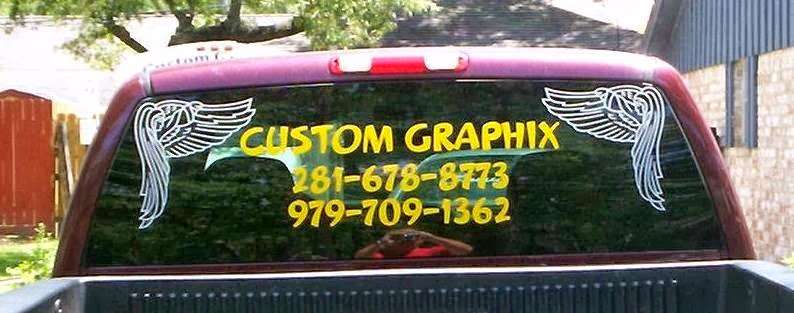 Custom Graphix | 2914 Frostwood Cir, Dickinson, TX 77539, USA | Phone: (281) 678-8773