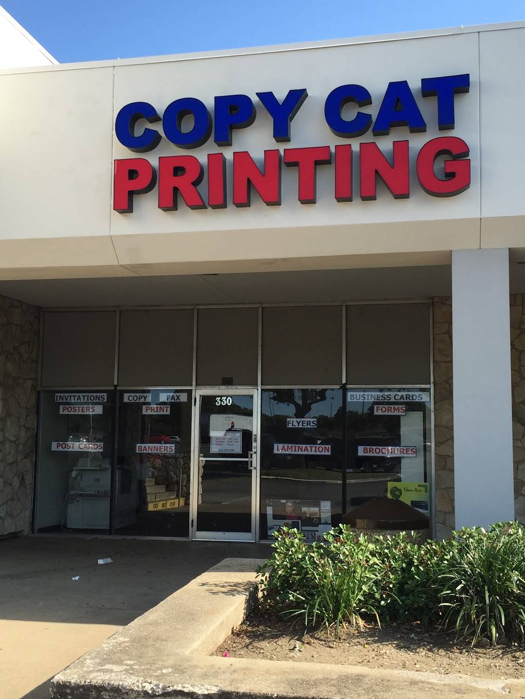 Copy Cat Printing Center | 11722 Marsh Ln #330, Dallas, TX 75229, USA | Phone: (214) 350-4104