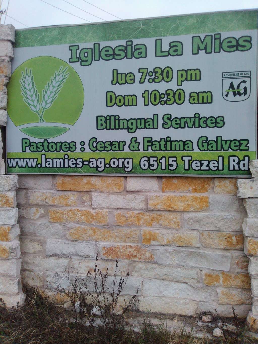 Iglesia Cristiana La Mies | 6515 Tezel Rd, San Antonio, TX 78250, USA | Phone: (210) 992-2894