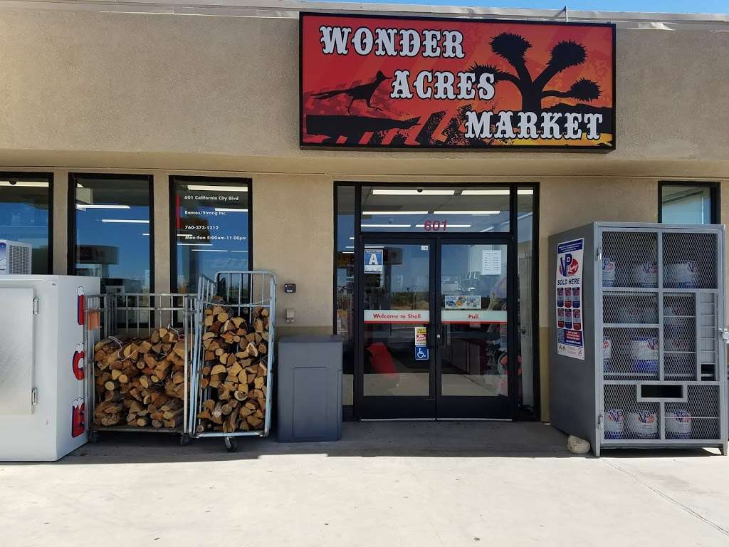 Shell Gas, Wonder Acres Market | 601 California City Blvd, Mojave, CA 93501, USA | Phone: (760) 373-1212