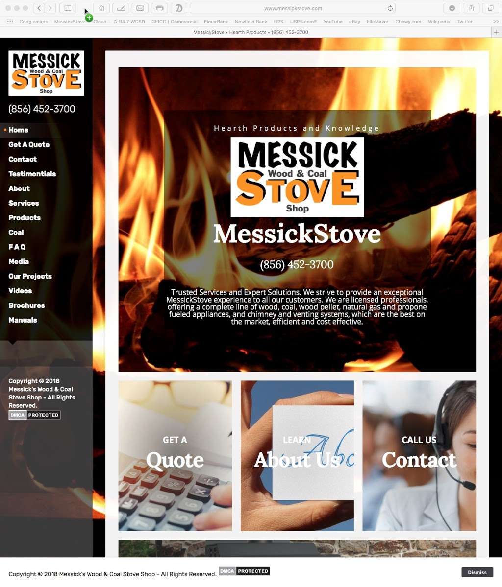 Messicks Wood & Coal Stove Shop | 546 Barretts Run Rd, Bridgeton, NJ 08302 | Phone: (856) 452-3700