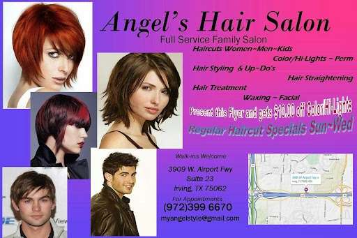 Angels Hair Salon Irving | 3909 W Airport Fwy #23, Irving, TX 75062, USA | Phone: (972) 399-6670