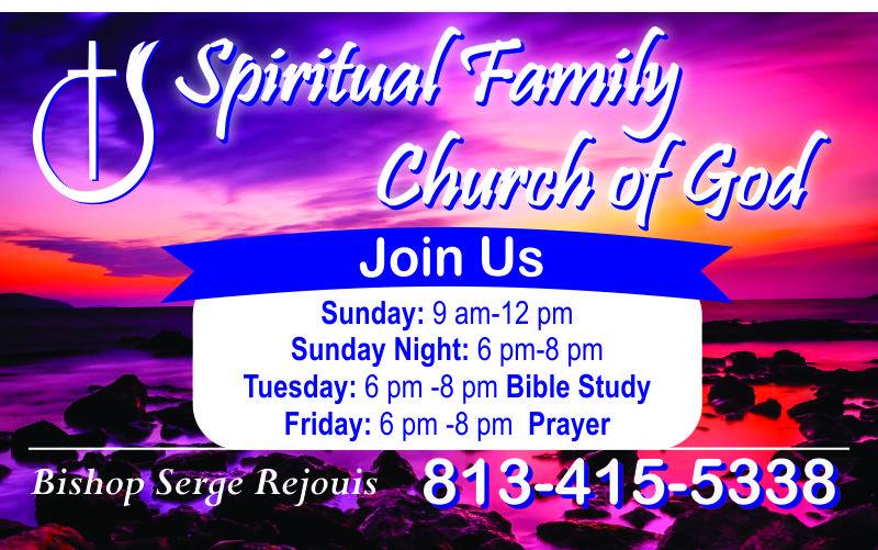 Spiritual Family Church Of God (Haitian Church) | 6611 32nd Ave S, Tampa, FL 33619, USA | Phone: (813) 415-5338